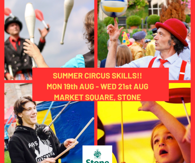 Summer Circus Skills on Monday 19 to Wednesday 21 August in the High Street