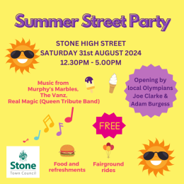 Summer Street Party on Saturday 31 August 2024