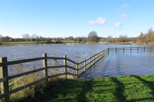 Crown Meadow flooded - Winter 2024